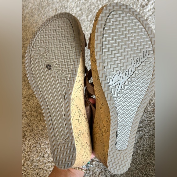 Skechers Women's Beverlee-Sail Away Wedge Sandal SZ 11 - Picture 8 of 10